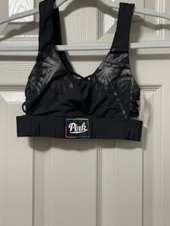 Victoria's Secret Pink Other - #I30 NWT Victoria's Secret pink ultimate sports bra palm tree print size x-small